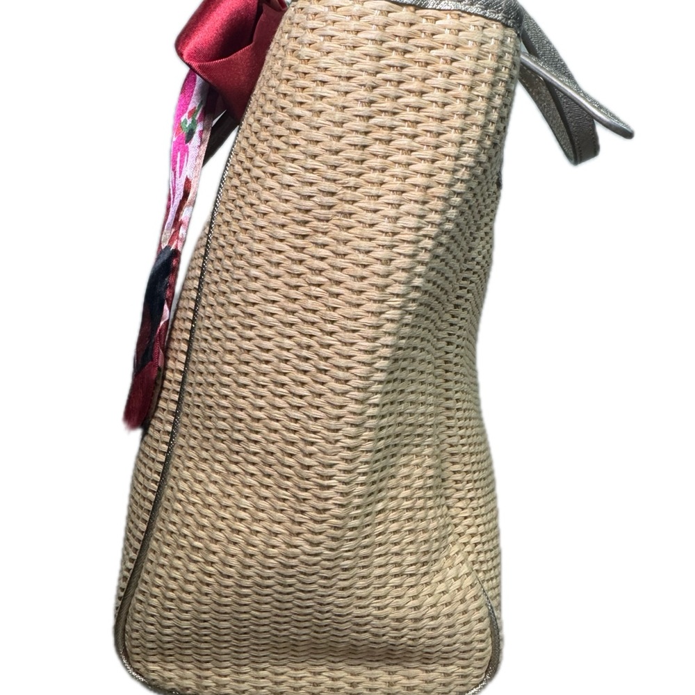 Tory Burch Raffia York Natural Straw Tote - Picture 5 of 13